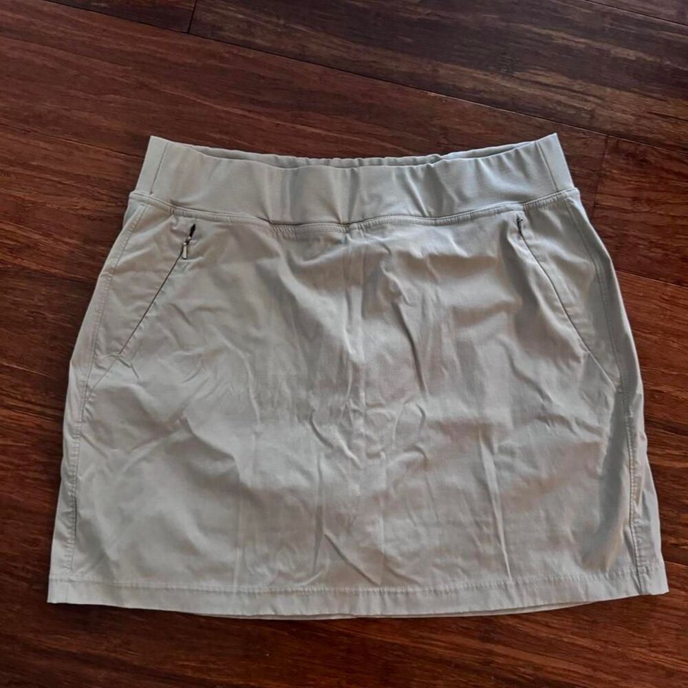 Eddie-bauer Women's Green and Khaki Skirt